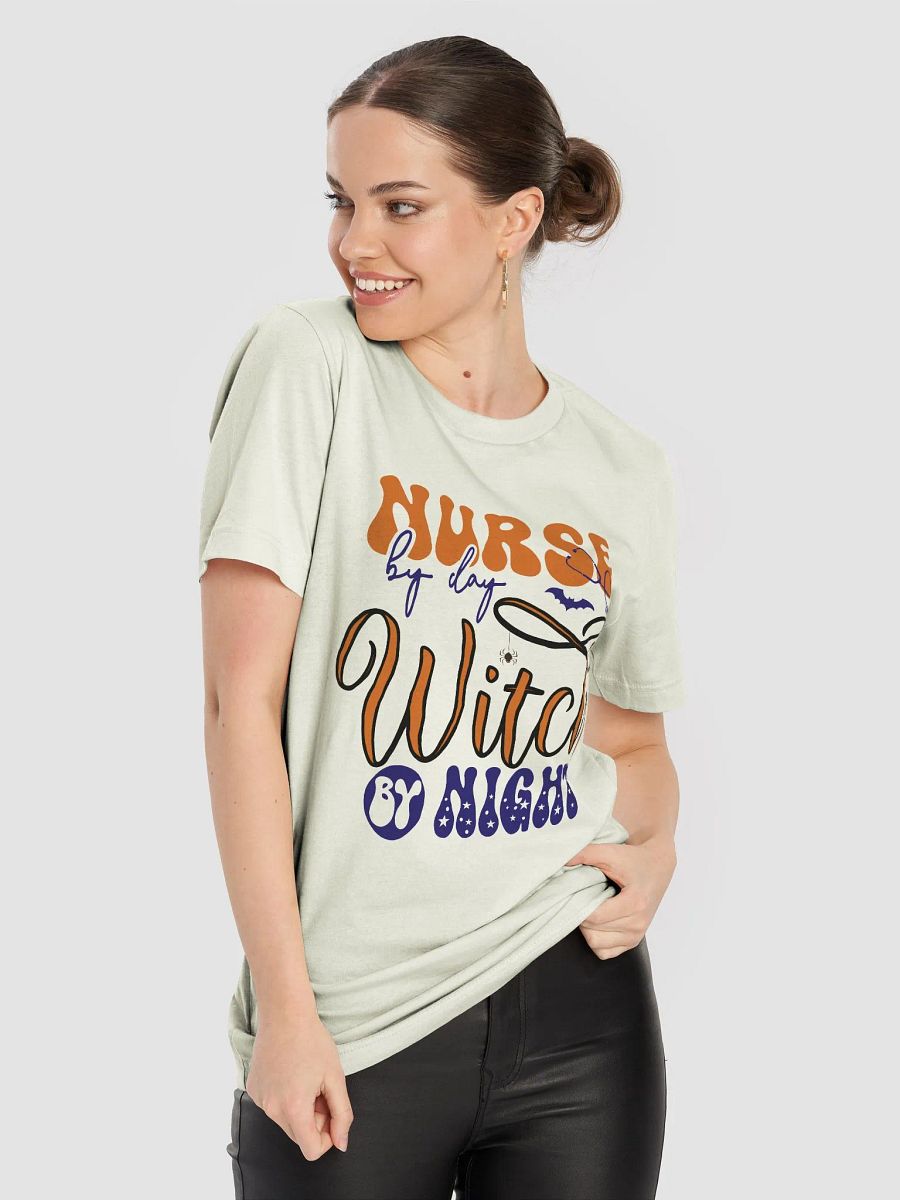 Nurse By Day, Witch By Night Halloween T-Shirt | Spooky & Fun Tee for Healthcare Heroes product image (78)