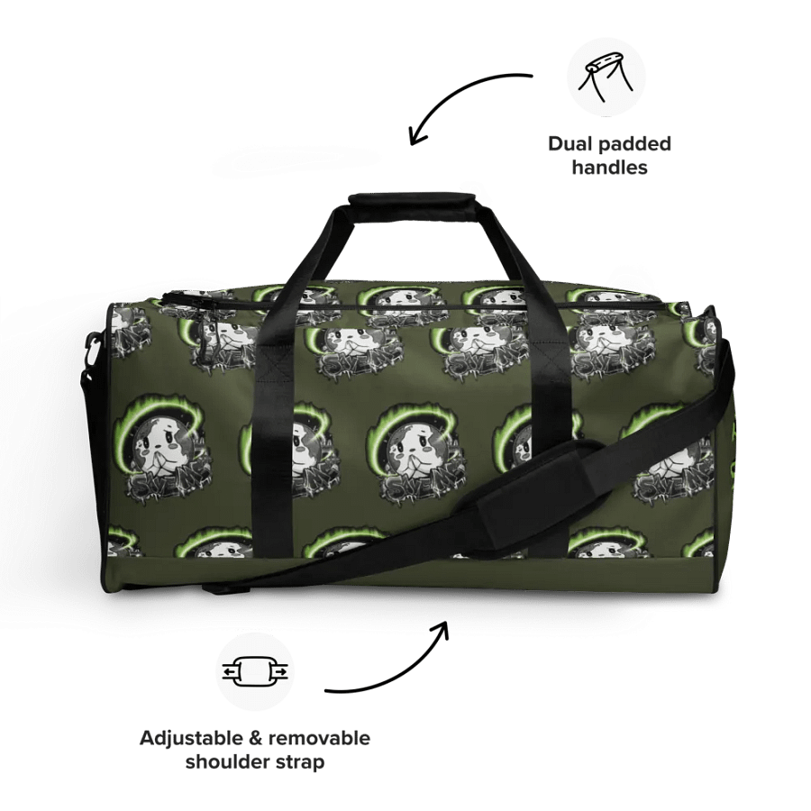 Save Me: A Plea from Planet Earth Saratoga Duffle Bag 🌍 product image (5)