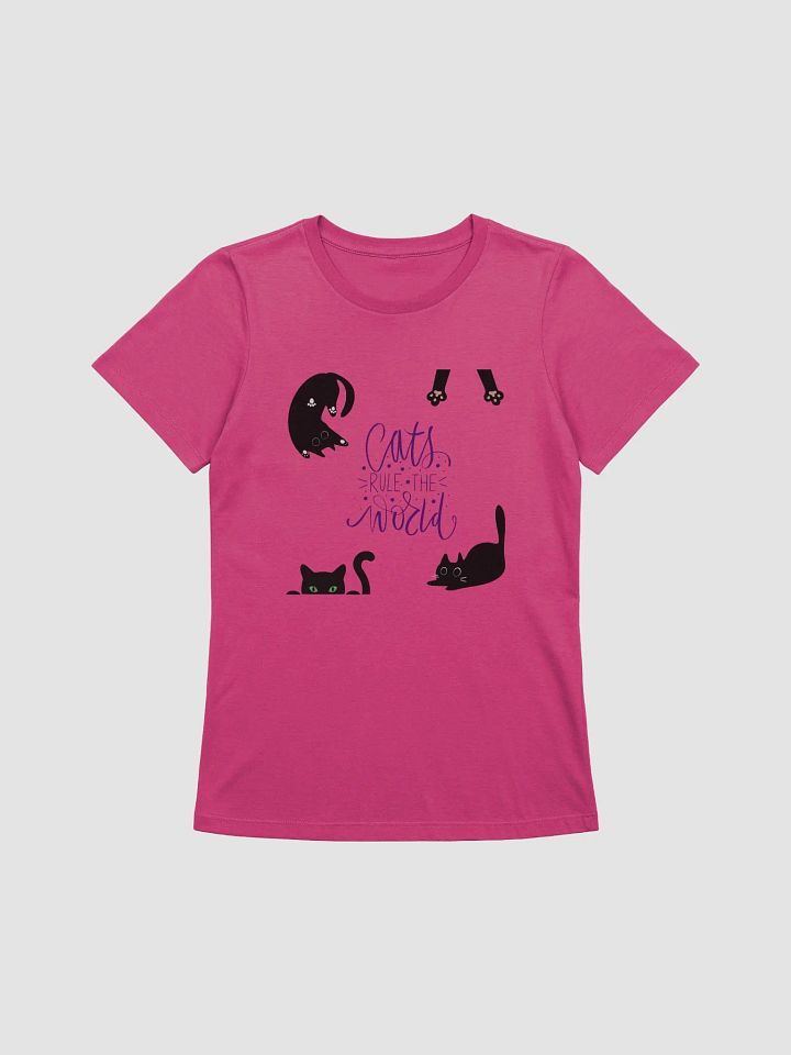 CATS RULE THE WORLD TEE (Women's relaxed fit) product image (6)