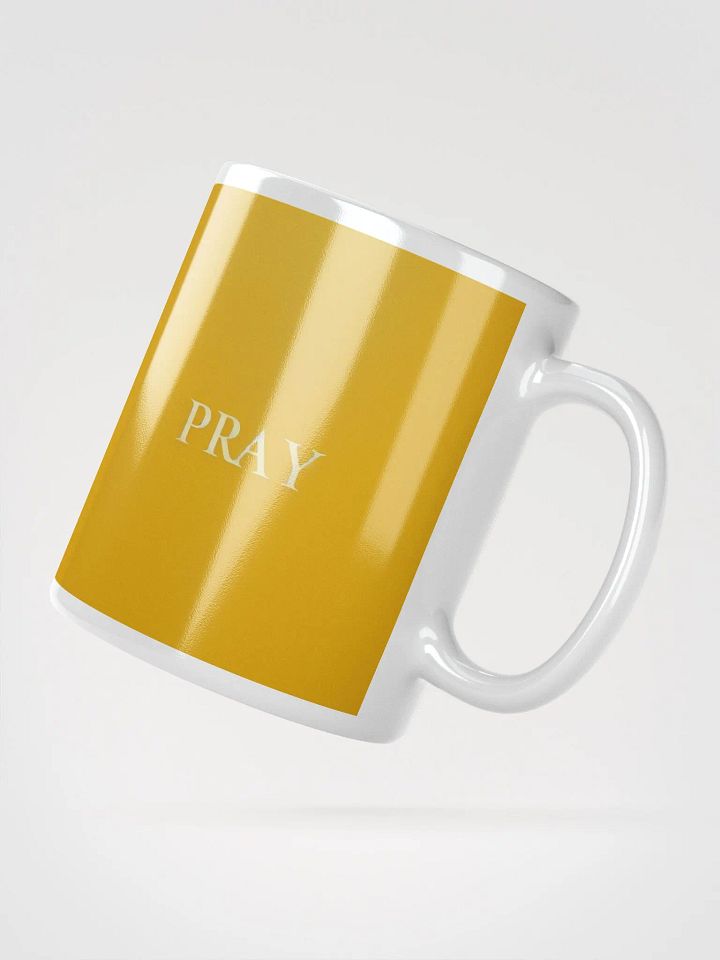 Yellow Pray Mug product image (2)