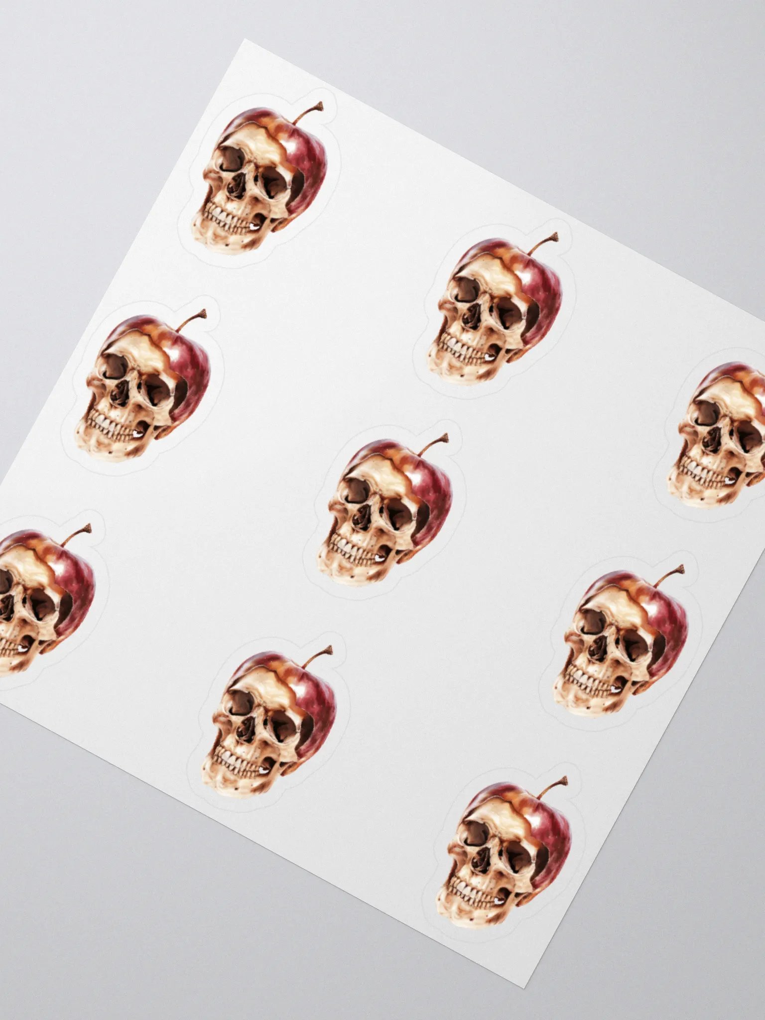Surreal Apple Skull Stickers product image (2)