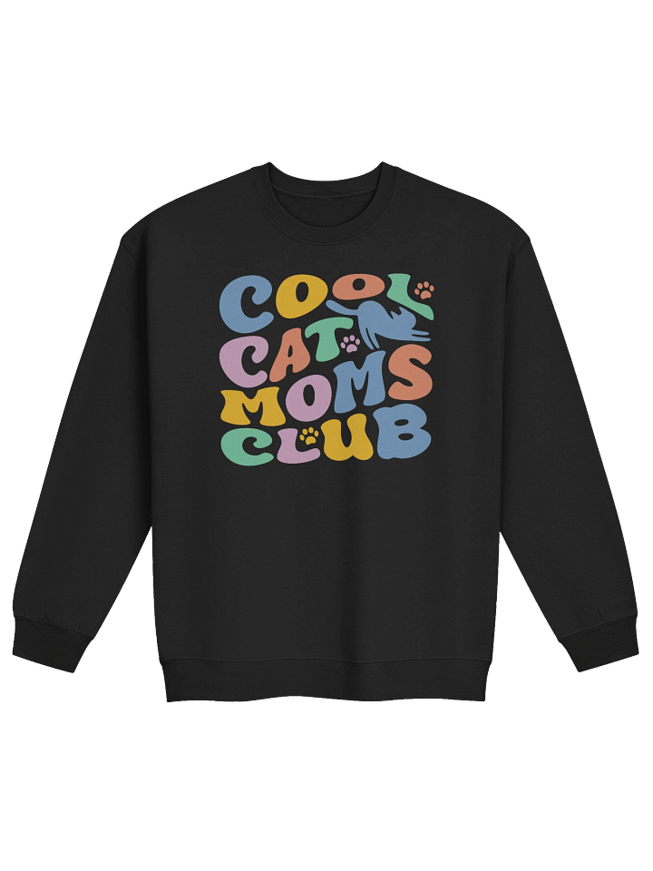 Cool Cat Moms Club 2 - Unisex Adult Sweatshirt product image (1)