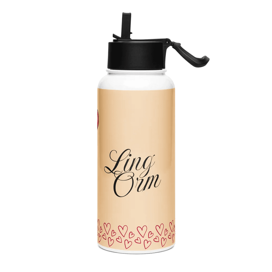 LingOrm Valentine Stainless Steel Water Bottle With a Straw Lid product image (2)