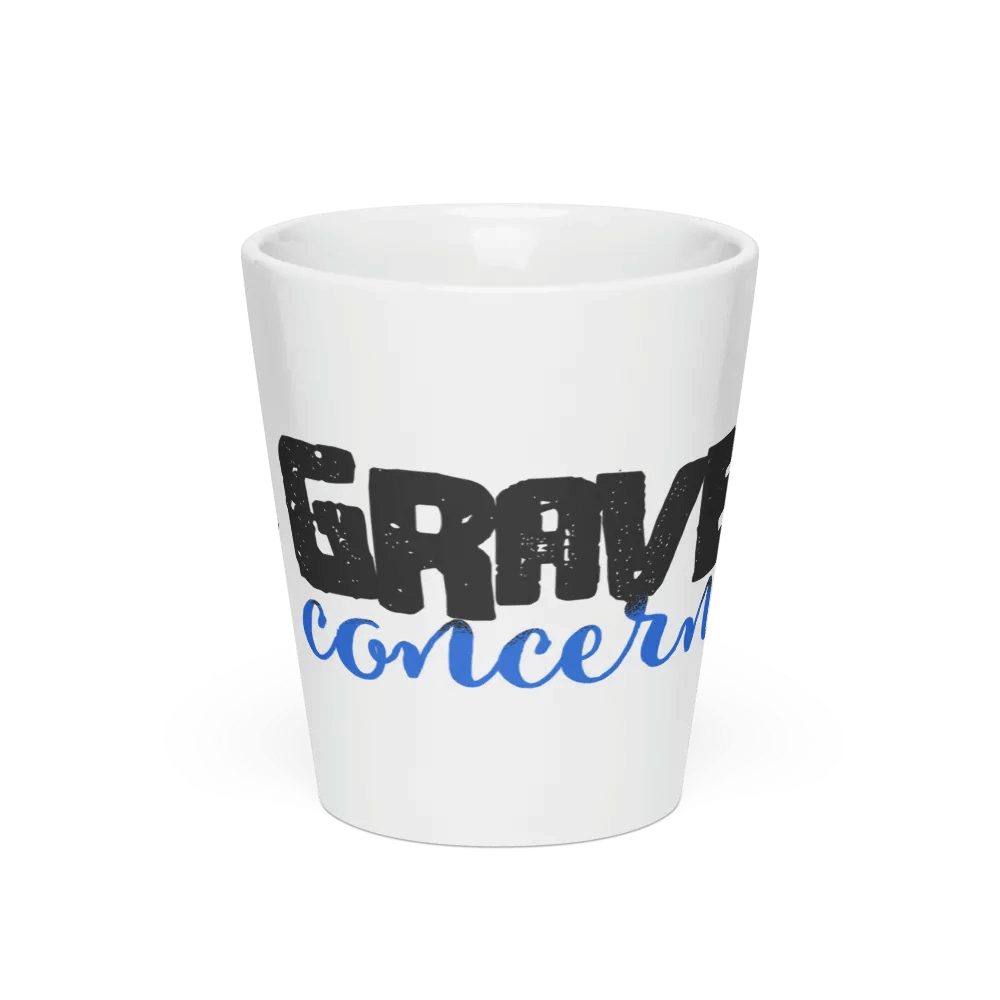 Oh Judge Bev .. She has Grave Concerns Latte Mug product image (3)