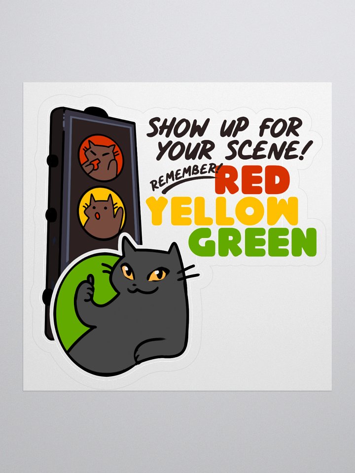 Red Yellow Green Sticker product image (1)