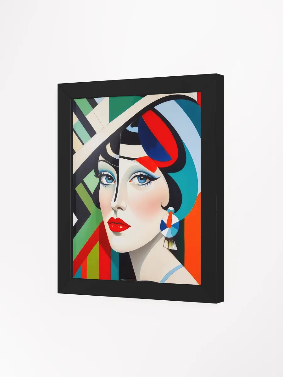 Vibrant Suzy - Flapper Girl - Wall Art - Framed product image (22)
