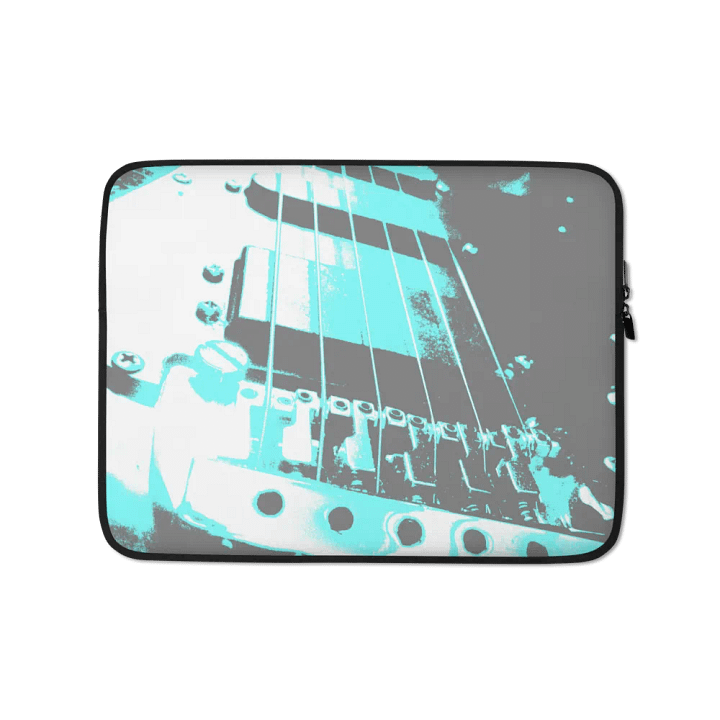 Blue Guitar Laptop Sleeve product image (1)