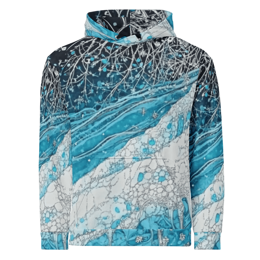 Winter Frost, Recycled Unisex Hoodie product image (3)