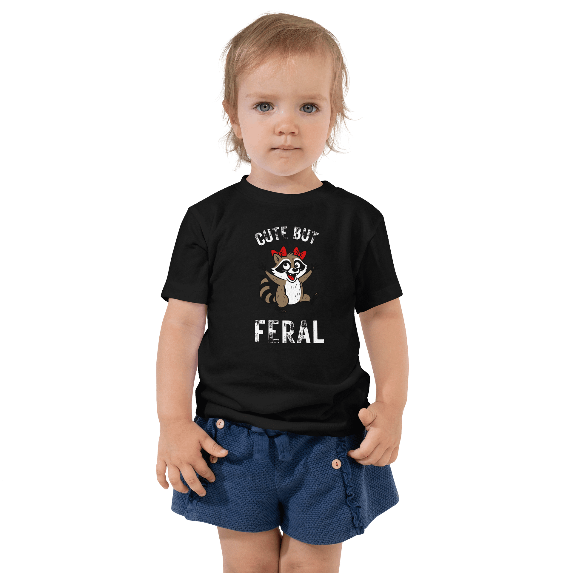 Cute But Feral Raccoon Toddler T-Shirt product image (1)