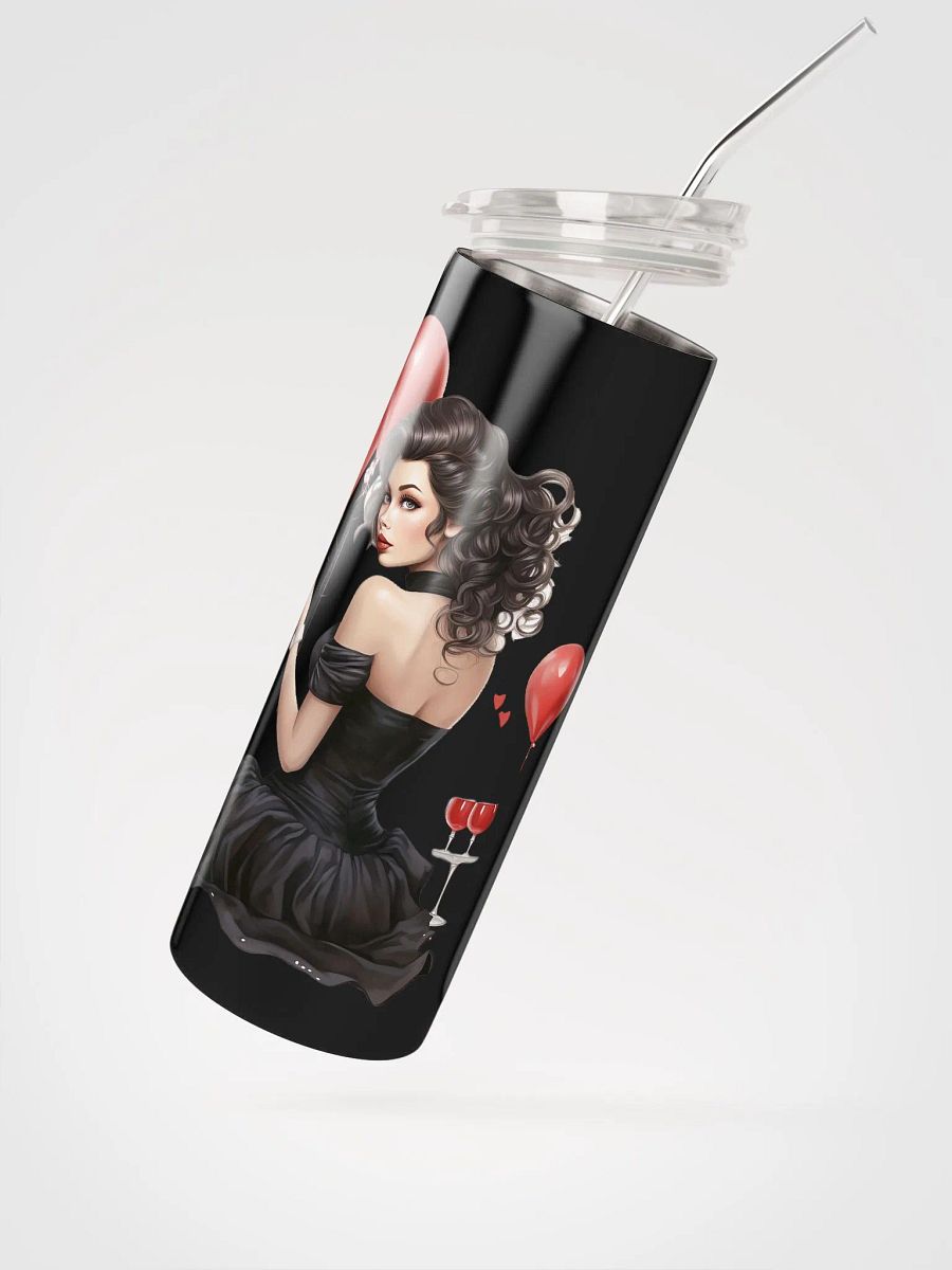 Vintage Valentine Woman Stainless Steel Tumbler: A Timeless Love Gift! product image (2)