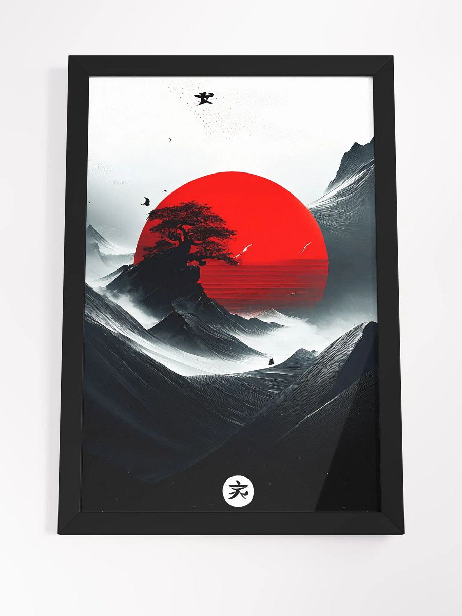 Geometric abstract art in Japanese style product image (4)