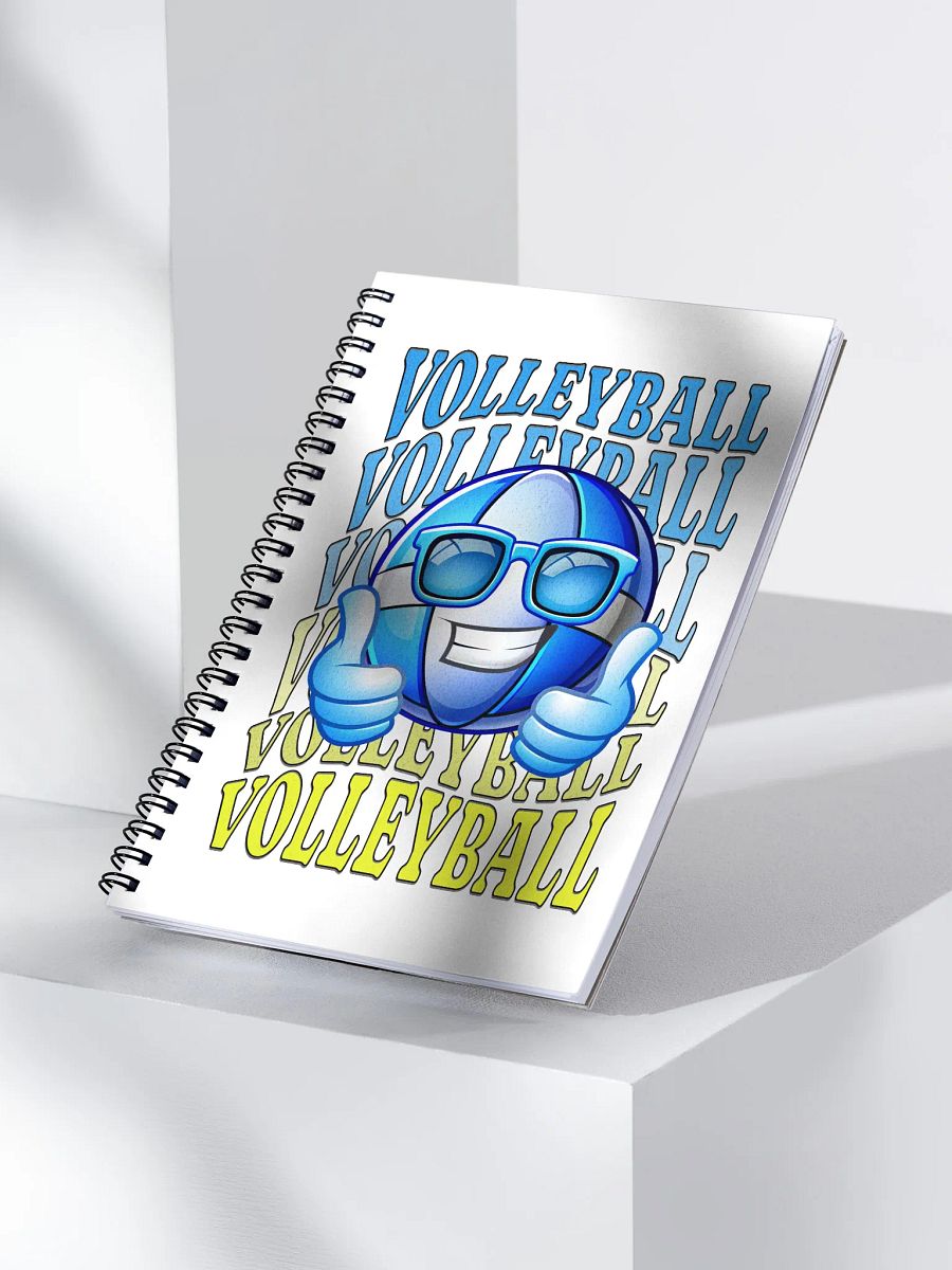 Thumbs Up Volleyball Spiral Notebook product image (3)