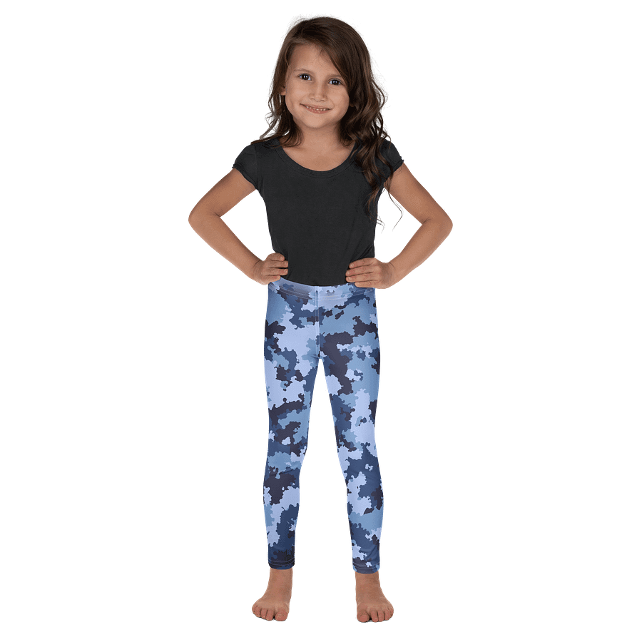 Kids Leggings-Blue Camo product image (1)