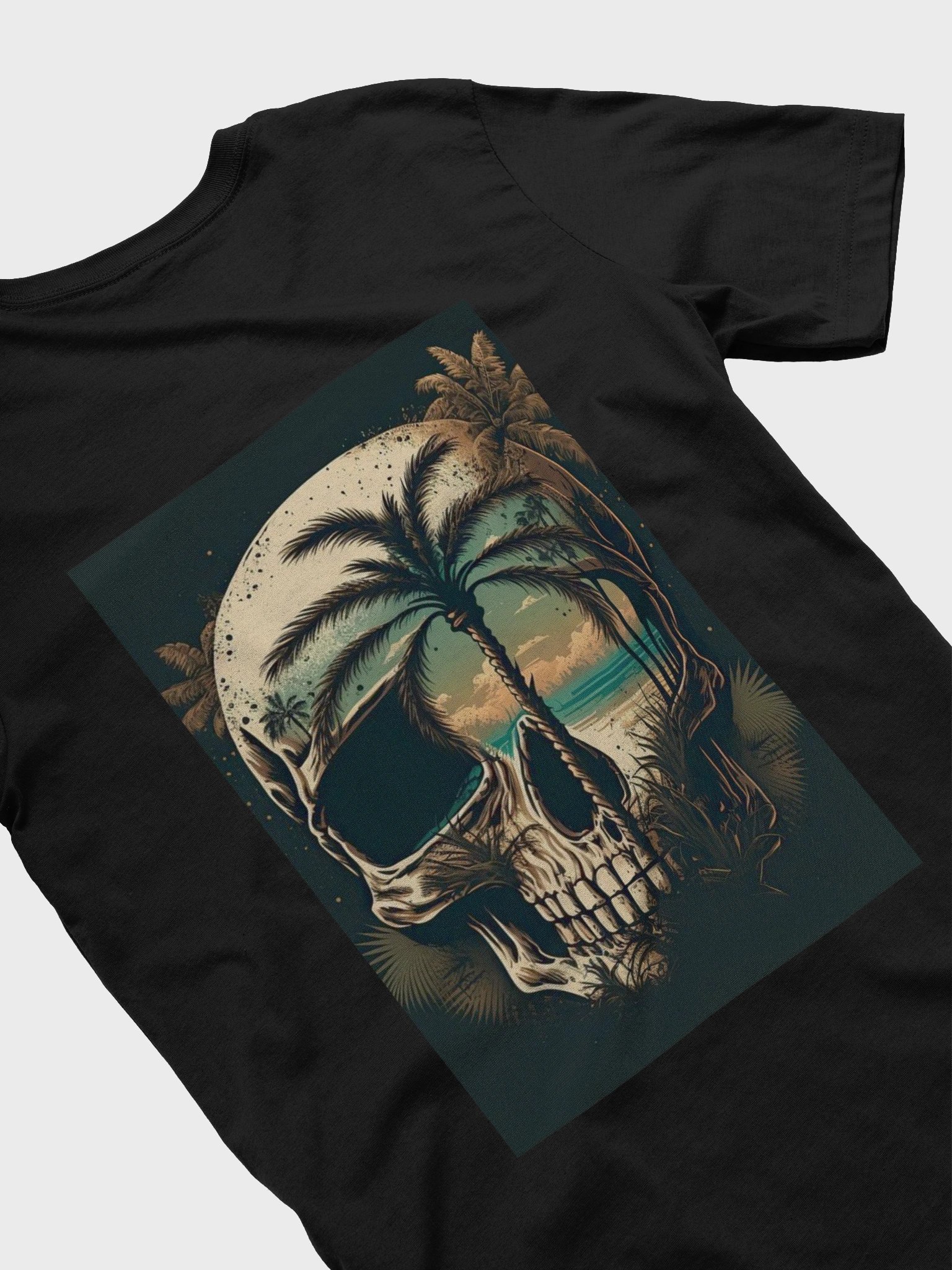 Tropical Skull Sunset T-Shirt product image (2)