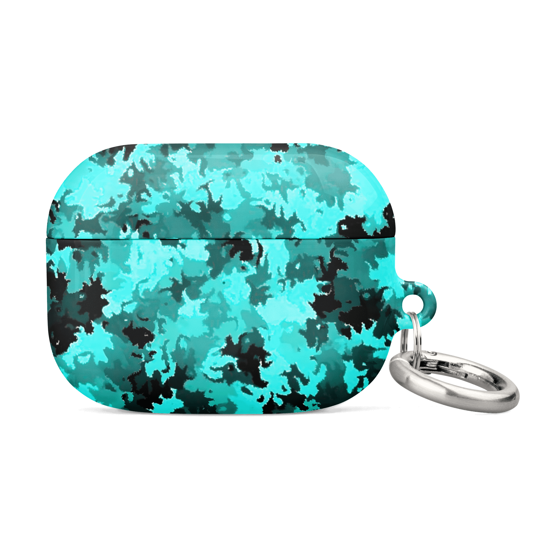 Turquoise Camo All-Over Print AirPods® Case product image (4)