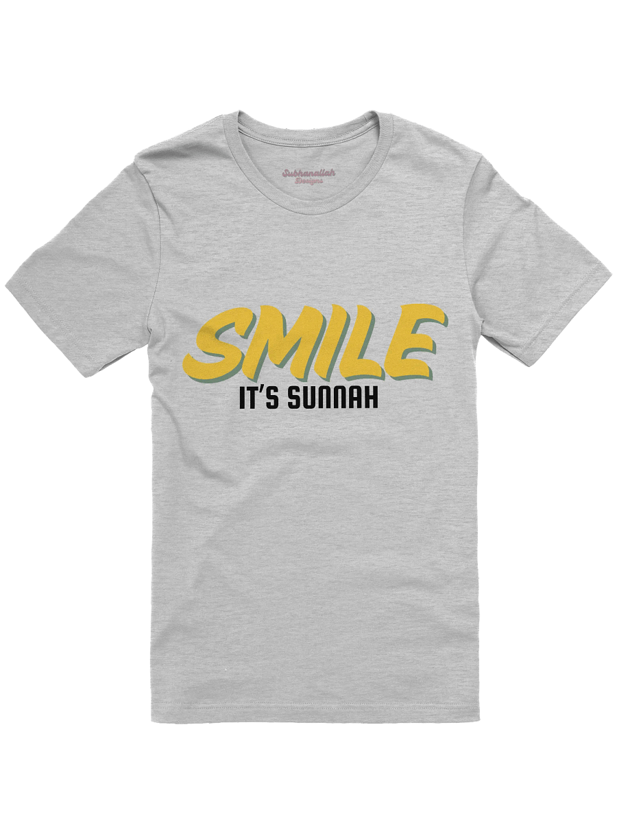 Light "Smile It's Sunnah" T-Shirt in Golden Yellow product image (7)