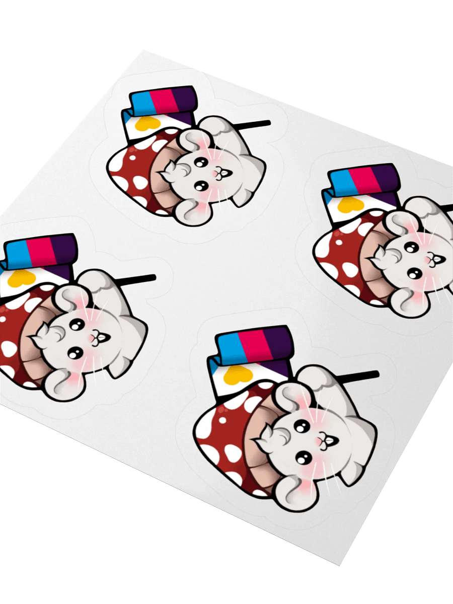 Polyamorous Pride Flag Stickers product image (3)