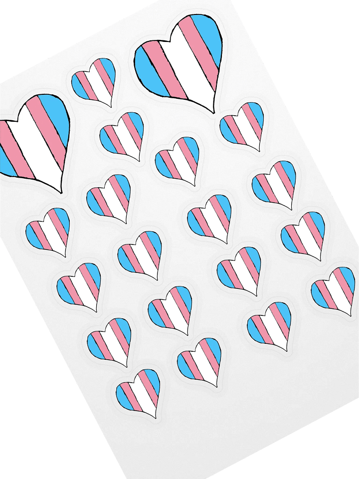 Rain's Heart x20 (Sticker Pack) product image (1)