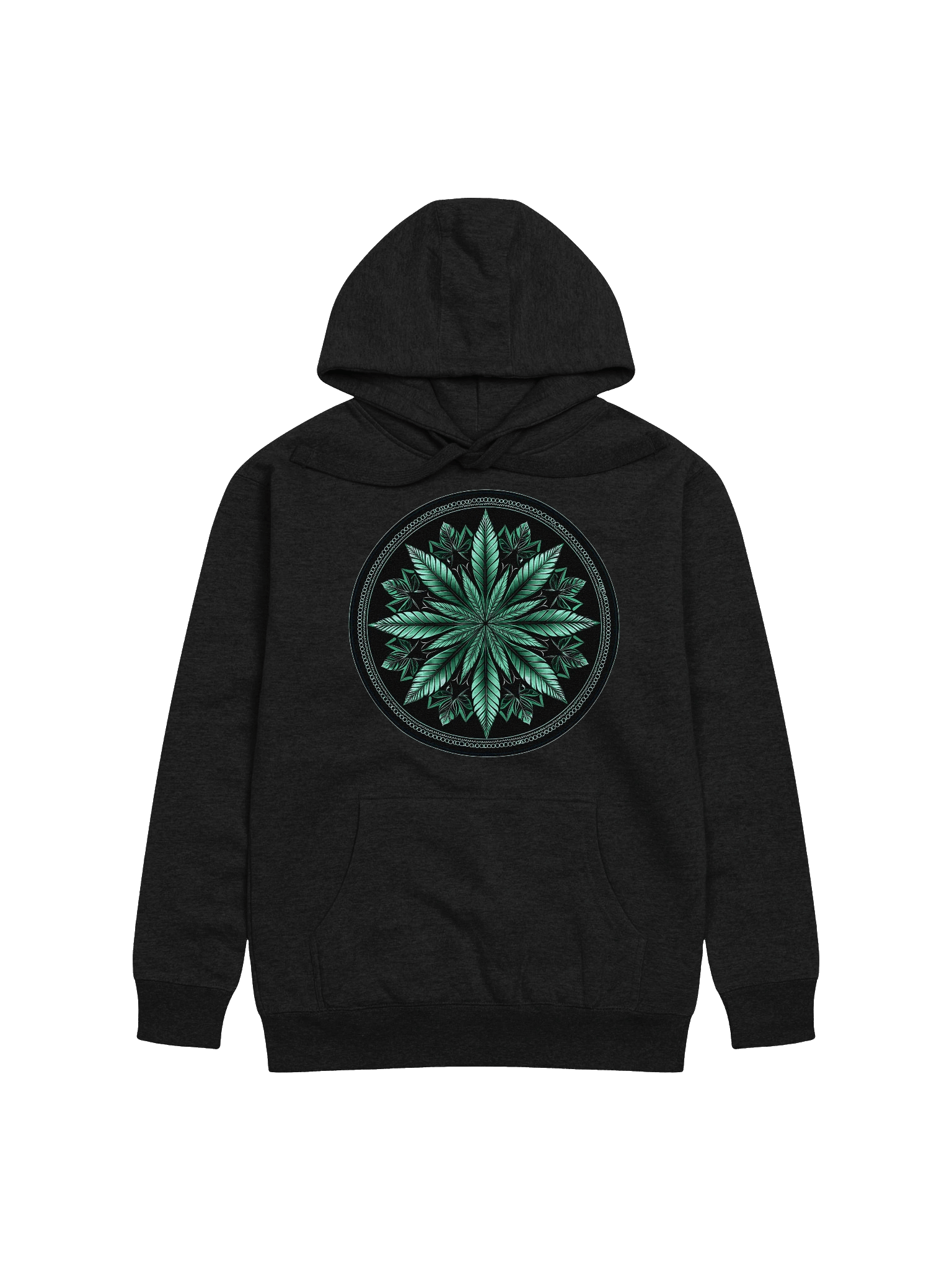 High Vibes Marijuana Mandala Premium Unisex Hoodie product image (4)