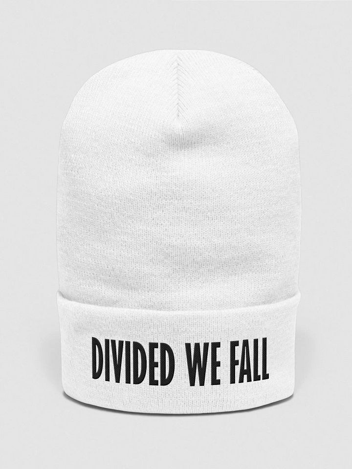 Divided We Fall - Black - Yupoong Cuffed Beanie product image (1)