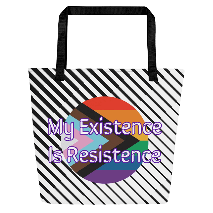 Resistors, My Existence is Resistance, Patterned Tote product image (1)