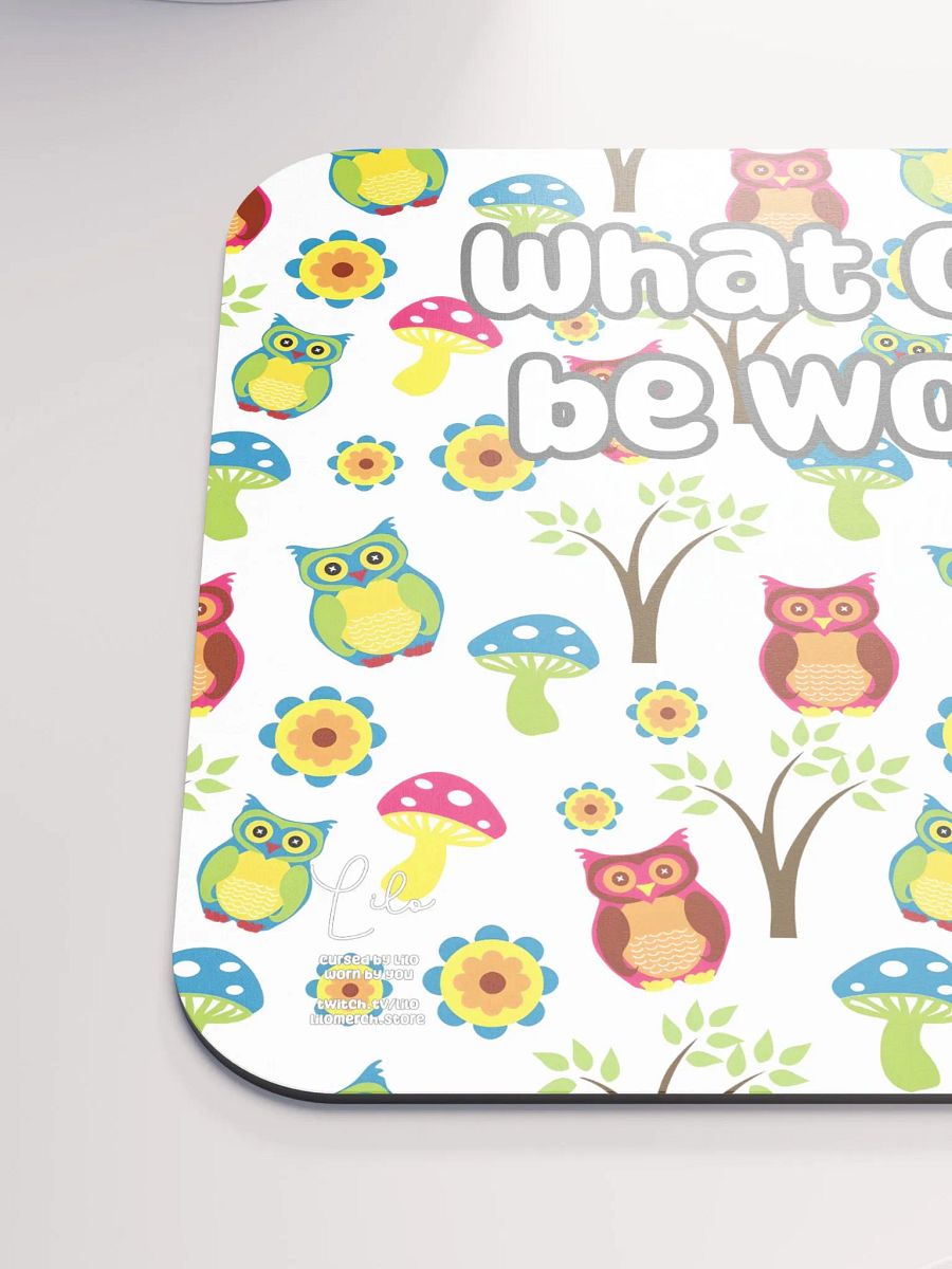 What Could Be Worse? Medium Mouse Mat - owls product image (6)