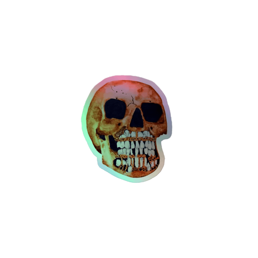 BABY TEETH holographic kiss-cut sticker product image (1)