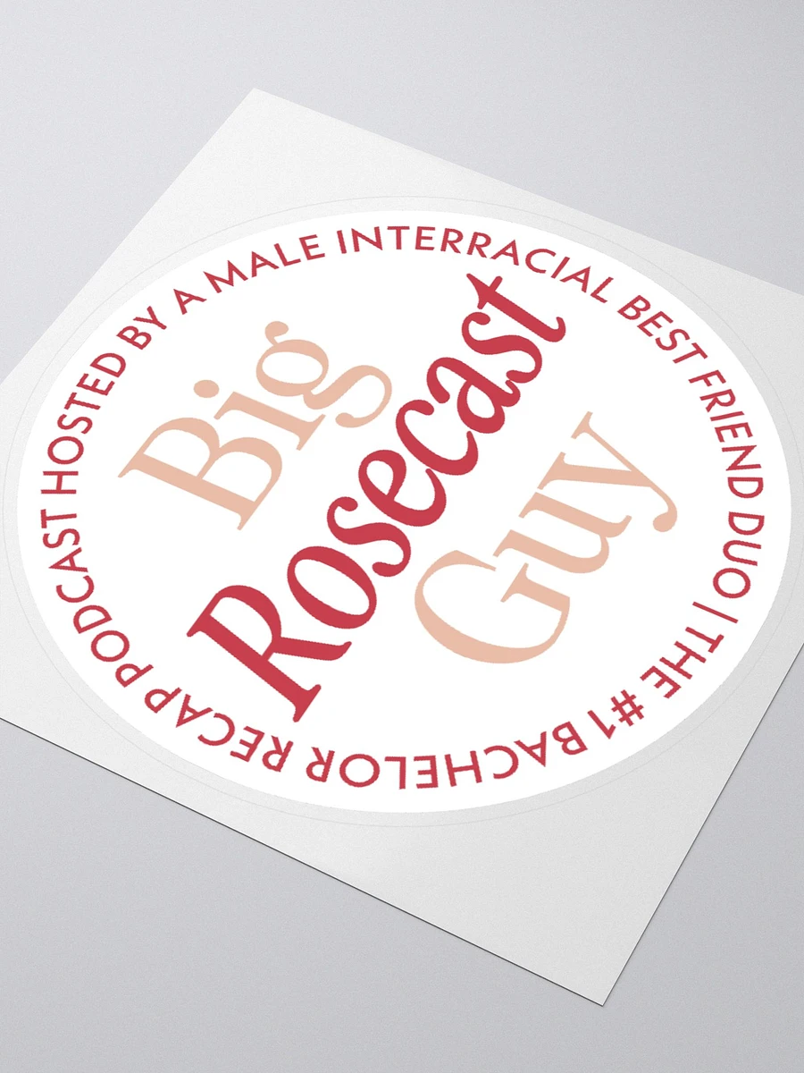 Big Rosecast Guy Sticker product image (3)