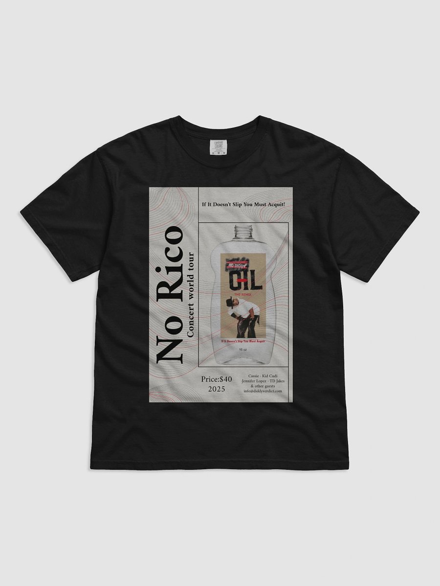 No Rico Concert Tour Bottle T-Shirt product image (1)