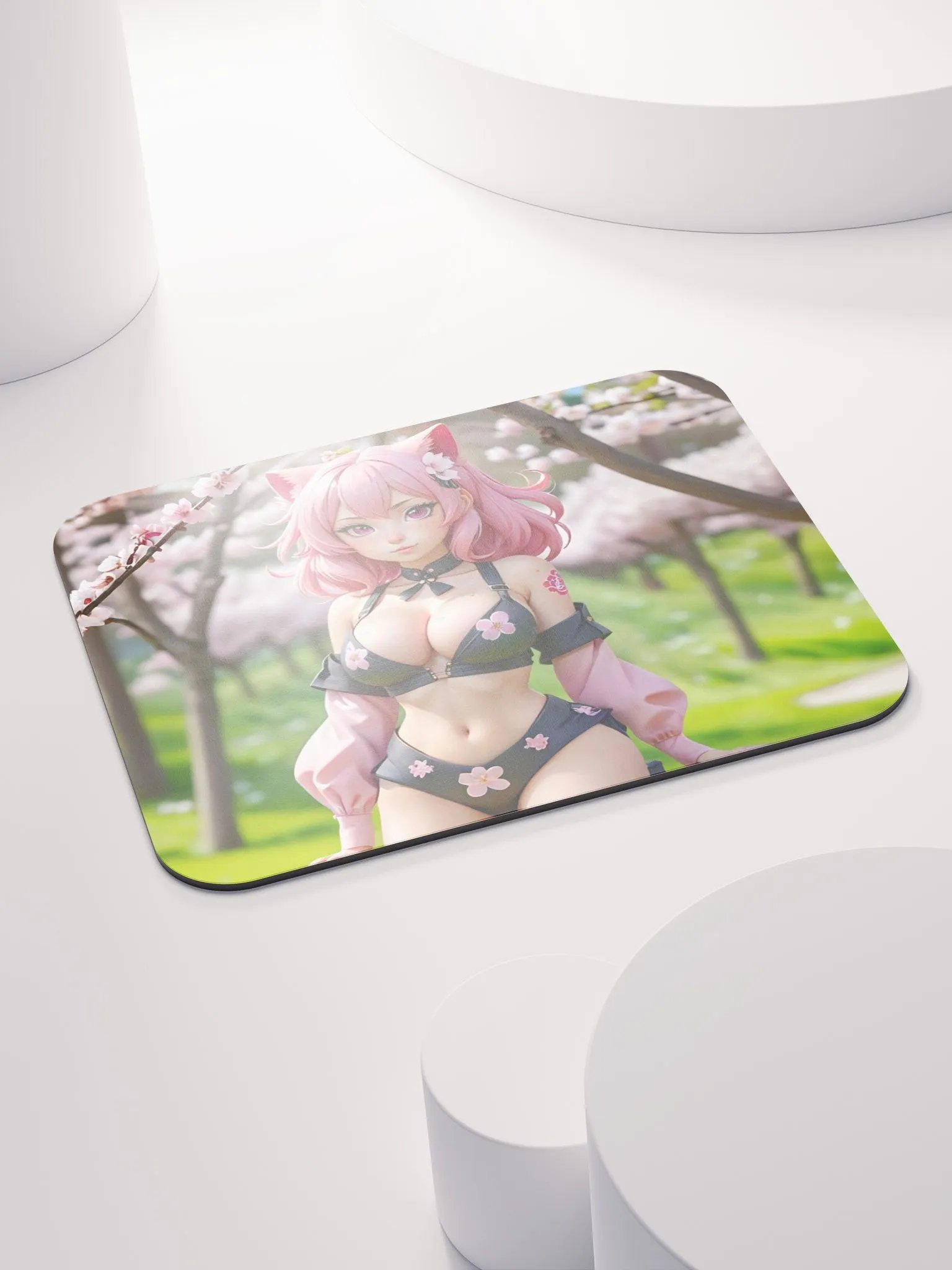 Cherry Blossom All-Over Mouse Pad product image (5)
