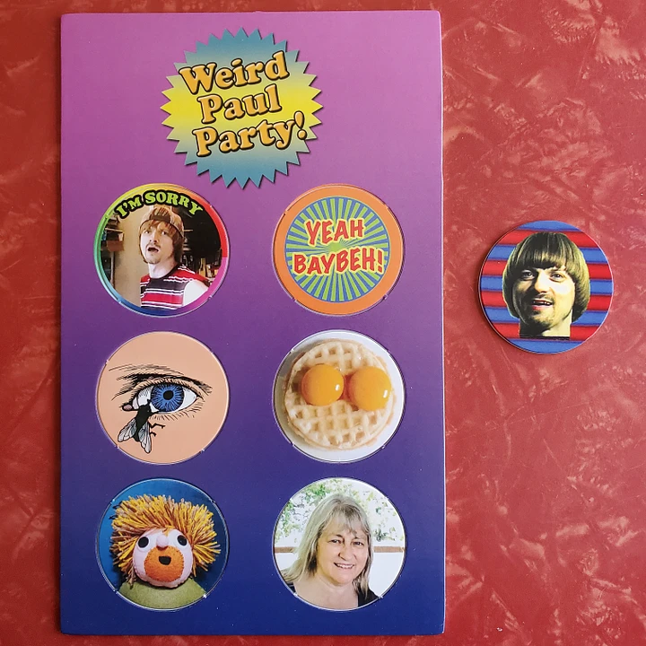 Weird Paul Party! Six Pog Set + Bonus Pog! product image (1)