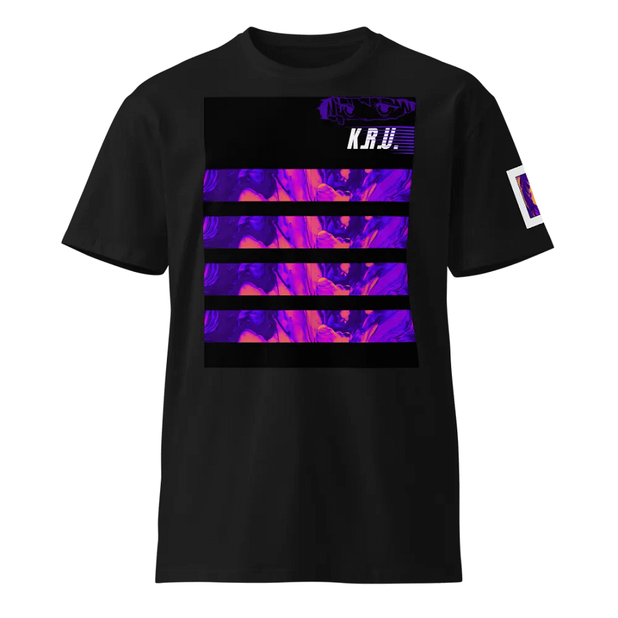KRU Abstract Vision Unisex Tee (Black) product image (1)