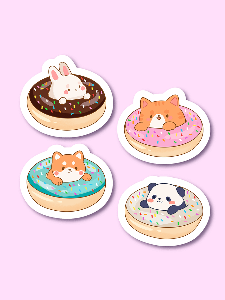 Doughnut Animals Stickers product image (1)