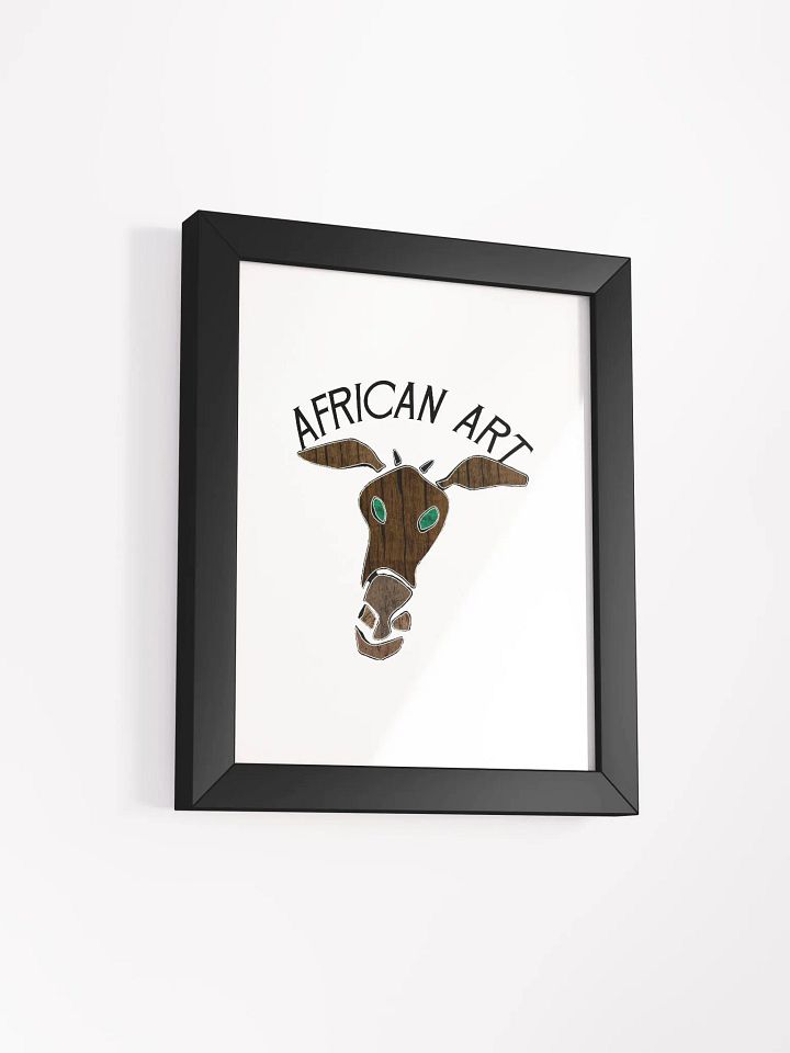 Eco-Friendly Ayous Wood Framed Matte Poster product image (13)
