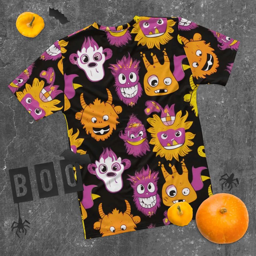 Spooky Monsters Spectacle T Shirt product image (10)