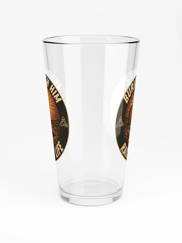 Raised to Life pint glass product image (2)
