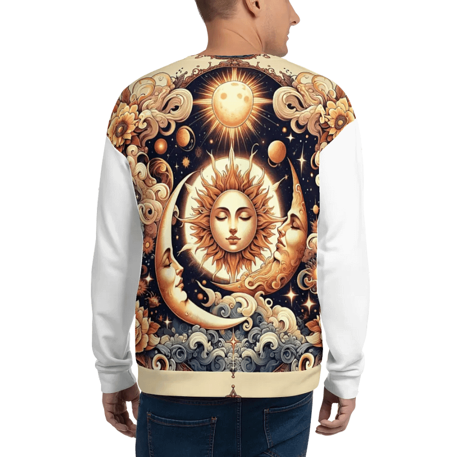 All-Over Print Recycled Unisex Sweatshirt product image (3)