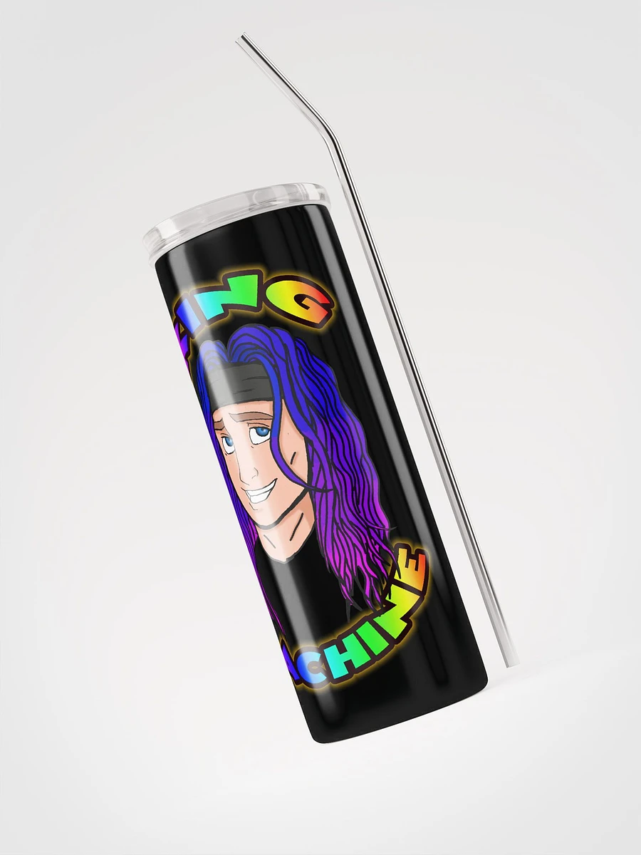 rainbow tumbler with straw product image (3)