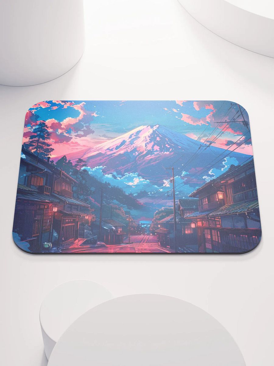 Mountain Village Anime Style Mouse Pad by Treasure Pie product image (3)