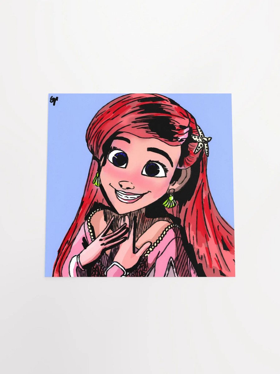 Mermaid Princess - square poster product image (4)