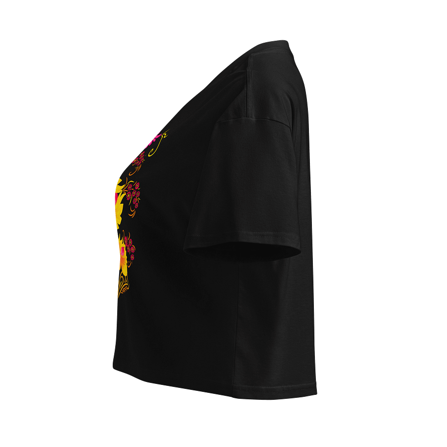Vibrant Floral Fantasy Crop Top product image (4)