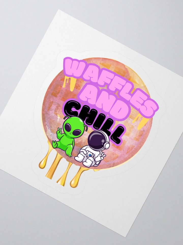 Waffles and Chill Sticker product image (5)