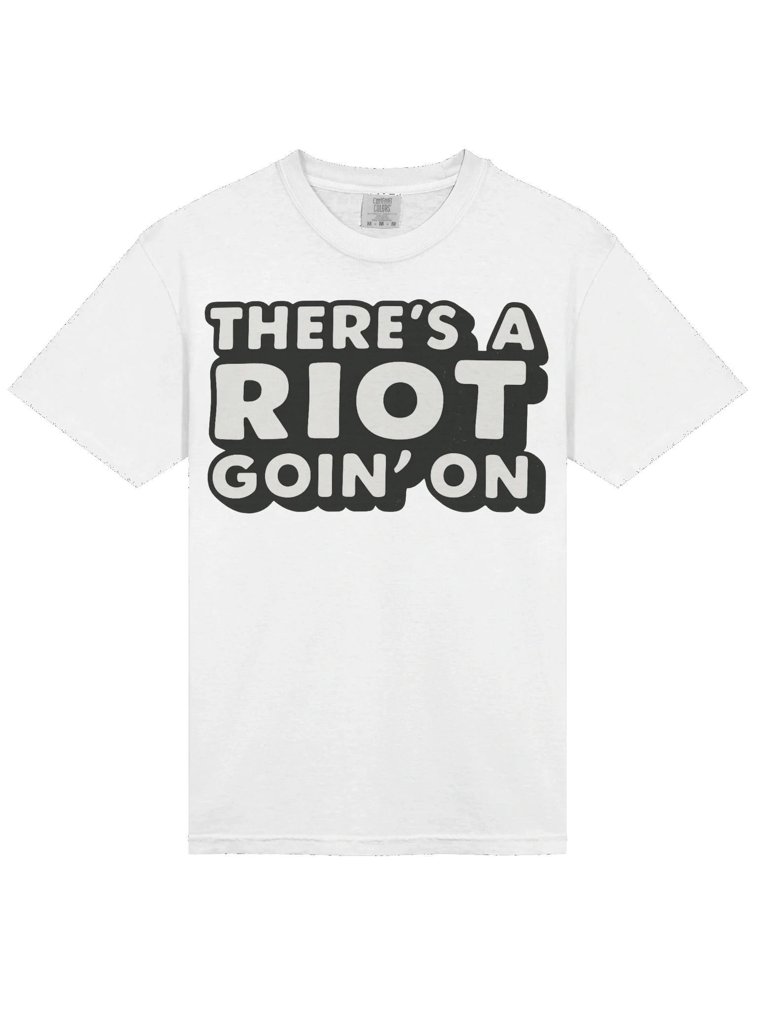 TERE’S A RIOT GOIN’ON – Black & White Typography product image (27)