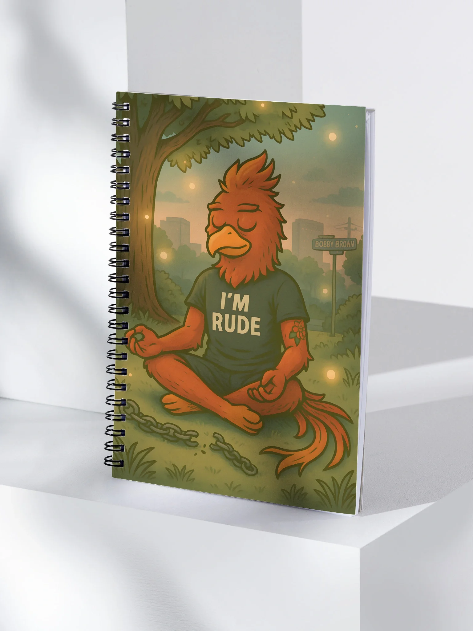 Healing Phoenix Spiral Notebook product image (4)