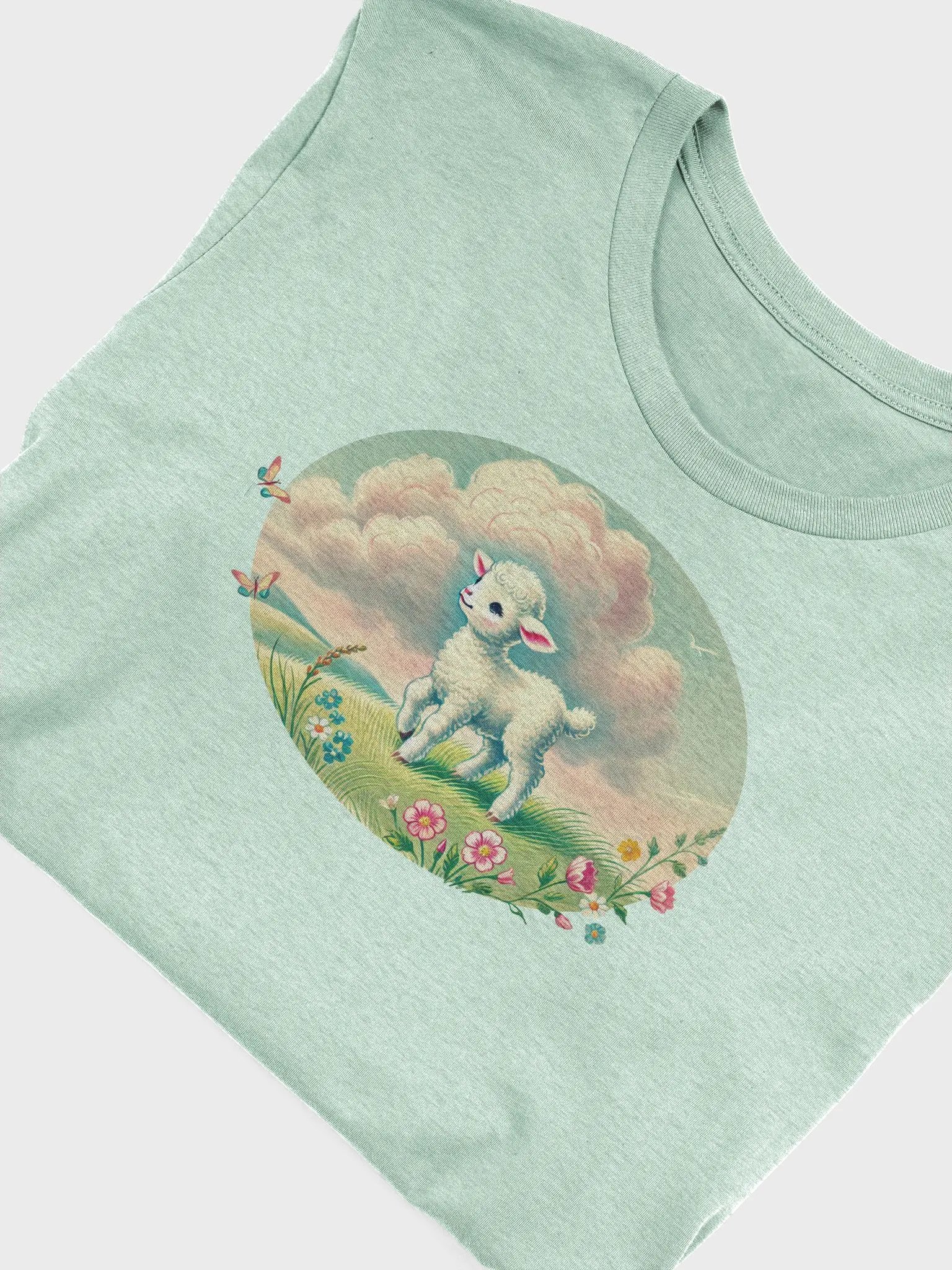 Vintage Style Fluffy Lamb Meadow Supersoft T-Shirt product image (51)