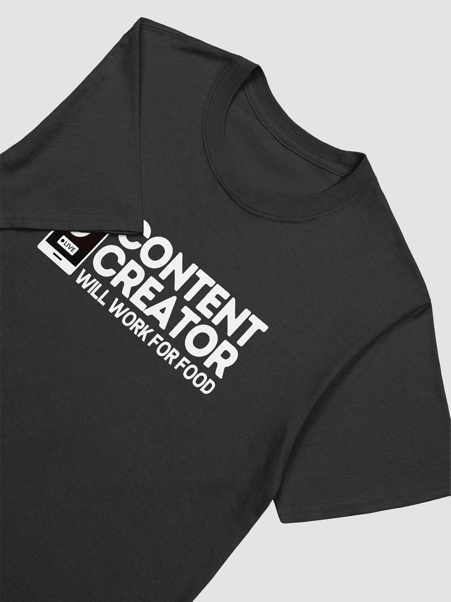 TikTok Content Creator Black Unisex T-Shirt product image (4)