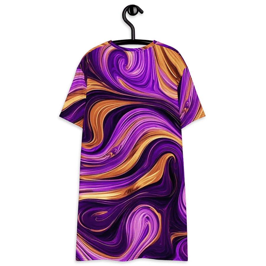Dreamy Swirl T Shirt Dress product image (8)
