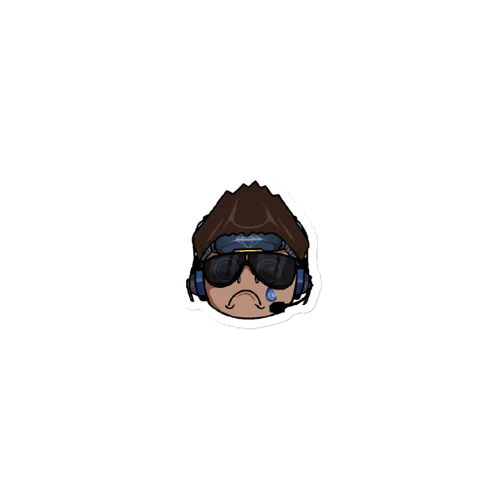 DarkSky Sad Emoji Die-Cut Magnets product image (1)