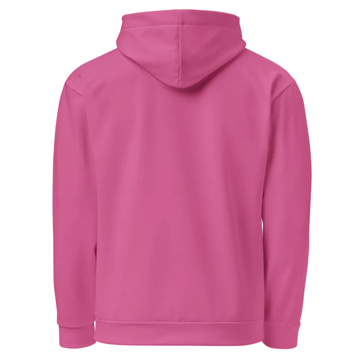 Plain Medium Pink Light Summer Unisex Recycled Polyester Heavyweight Premium Hoodie by Treasure Pie product image (2)
