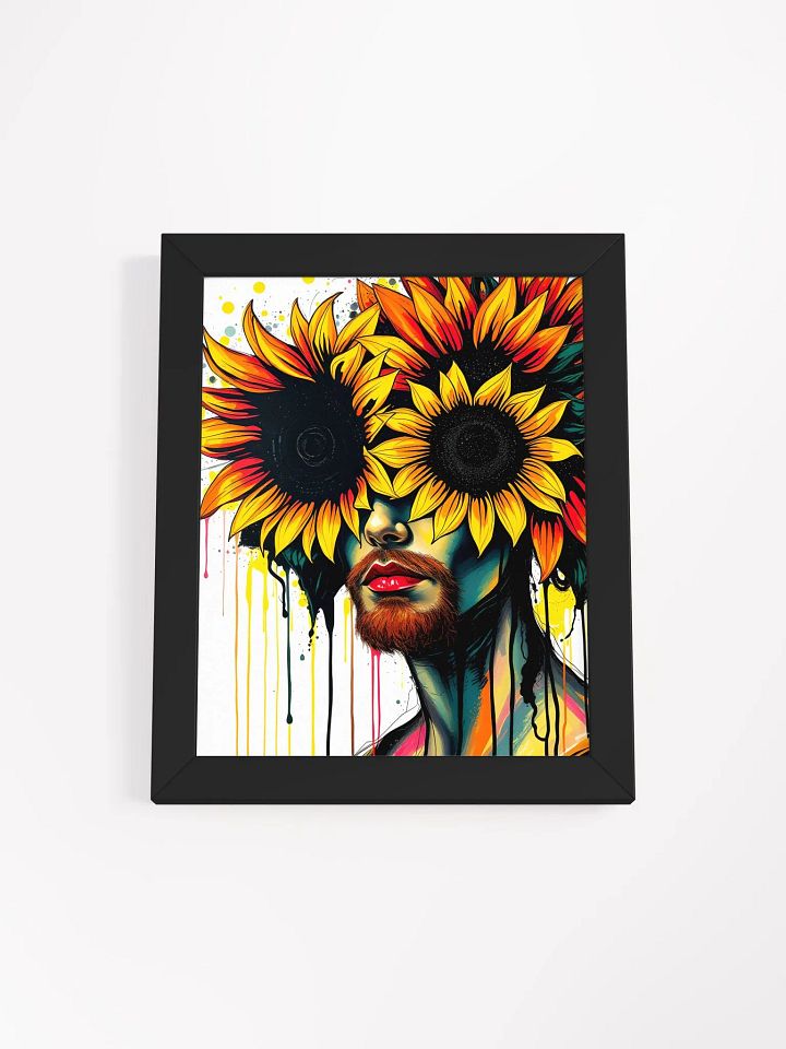 van gogh's sunflowers, Ayous Wood Framed Poster product image (3)